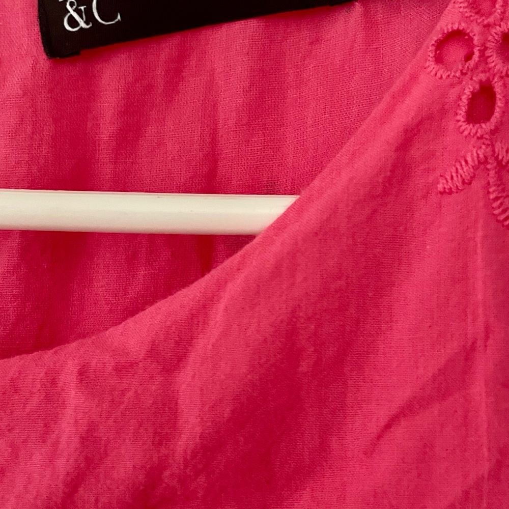 New York & Company Pink Mini Dress